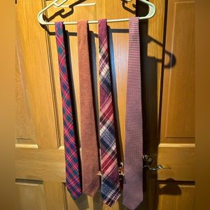 Tommy Hilfiger and 3 other ties.